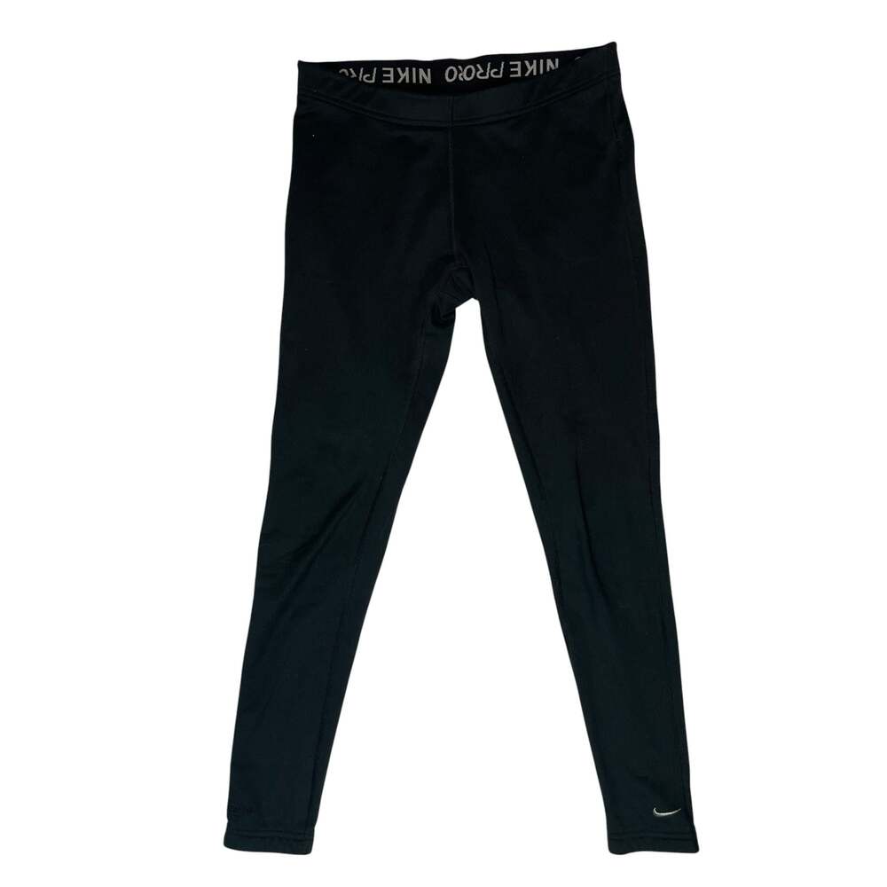 Nike Pro Dri-FIT Compression Leggings Black Youth Small